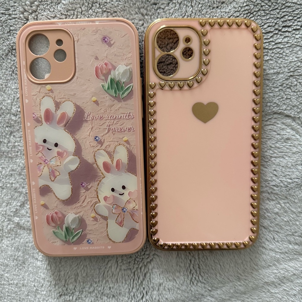 Pink Bunny iPhone Case(Iphone 12)